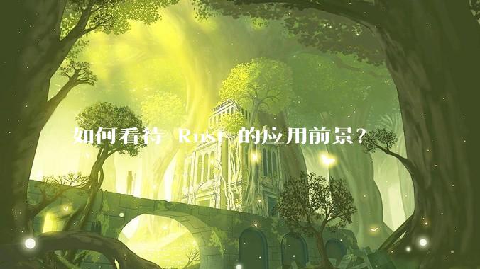 如何看待 Rust 的应用前景？
